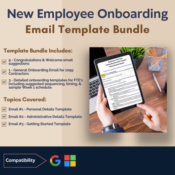 New Employee Onboarding Bundle Product Detail