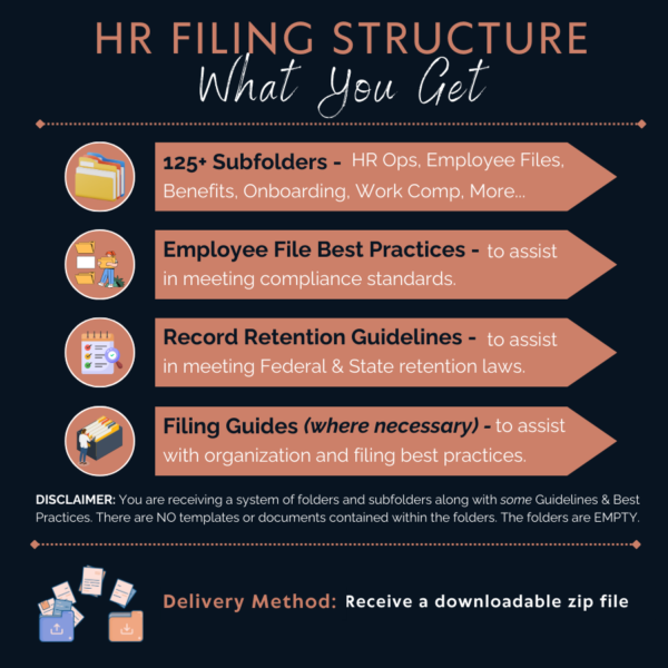 HR Filing Structure for Employee Records Management
